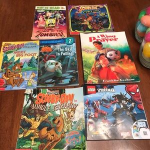 Lot of 7 kids books , good used condition